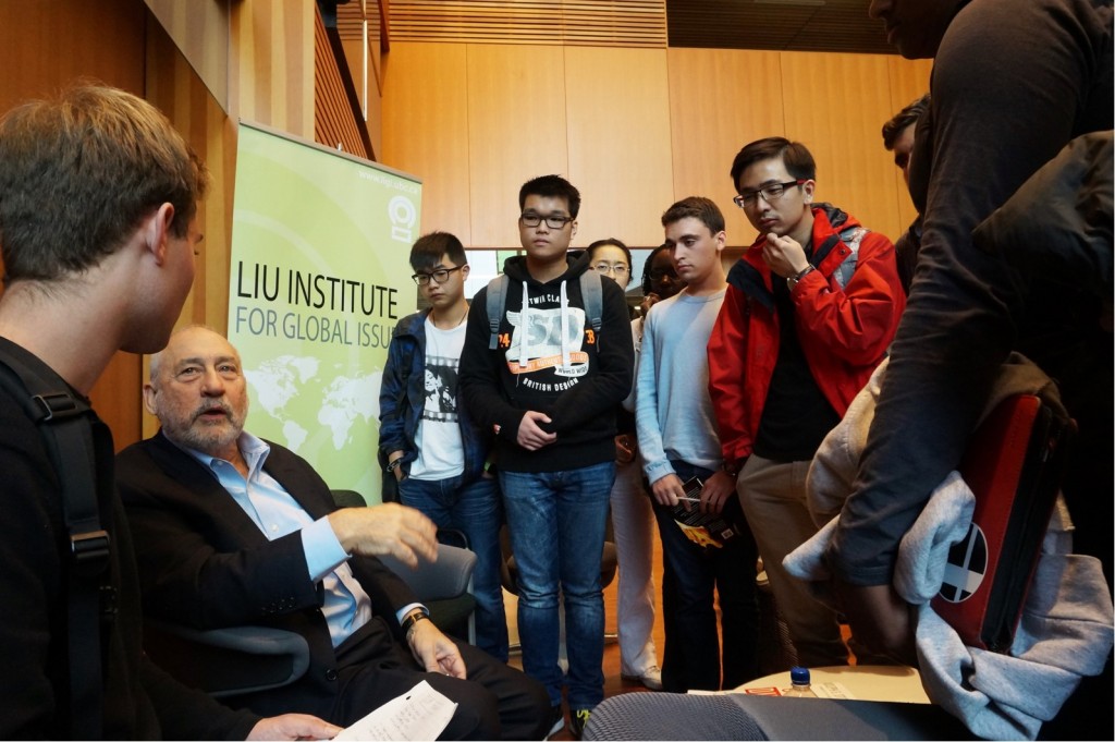 Several UBC students had the opportunity to chat with Nobel Laureate Joseph Stiglitz about his work during his recent visit to UBC, as part of the Lind Initiative in US Studies.
